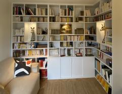 Bibliothèque d'angle sur mesure Courbevoie - Nuance d'intérieur