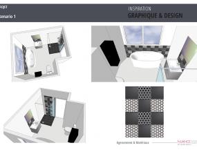 Salle de bain Sannois  8m² - Nuance d'intérieur