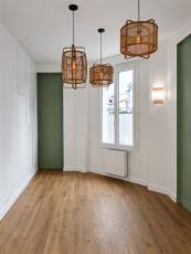 Bibliothèque sur mesure avec bureau intégré Colombes_92700
