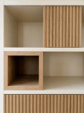 Bibliothèque sur mesure avec bureau intégré Colombes_92700