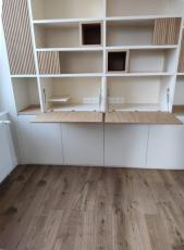 Bibliothèque sur mesure avec bureau intégré Colombes_92700