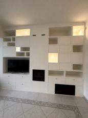 Bibliothèque sur mesure avec insert à bois La Garenne-Colombes_92250